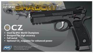 CZ Shadow SP-01 Full Metal GBB Gas Blow Back by ASG
